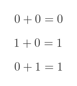 Binary addition