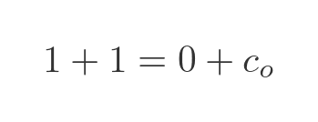 Binary addition with carry