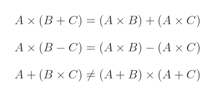 Distributivity