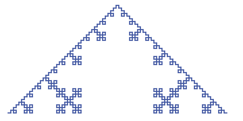 Square Koch curve