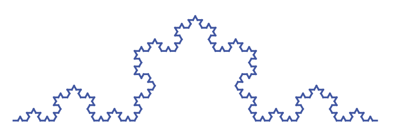 Triangular Koch curve