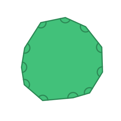 Interior angles of a hendecagon