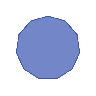 Regular hendecagon