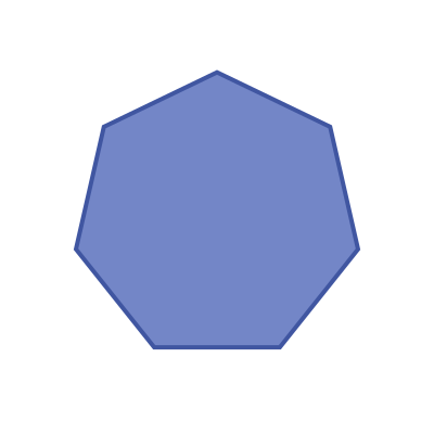 Regular heptagon