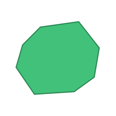 Irregular octagon