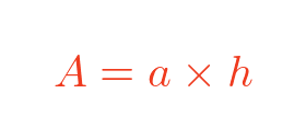 Parllelogram area formula