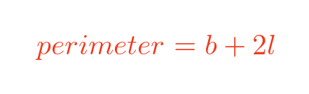 Perimeter of an isosceles triangle