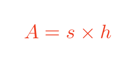 Rhombus area formula
