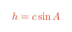 Trapezium height formula