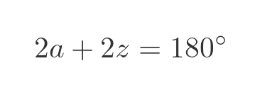 Angle at the centre of a circle proof