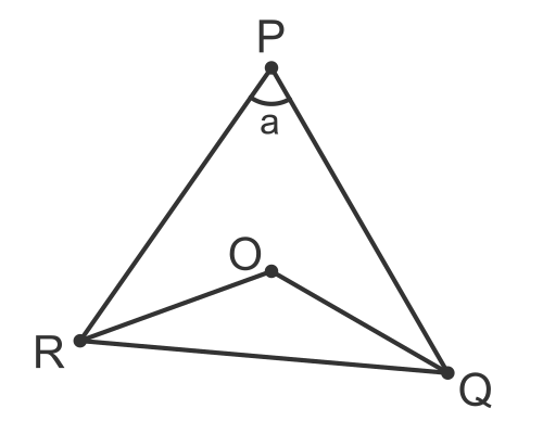 Angle at the centre of a circle proof