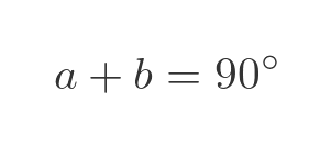 Angle in a semicircle is a right angle formula