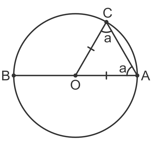 Angle in a semicircle is a right angle proof