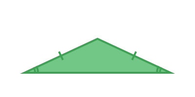 Obtuse isosceles triangle