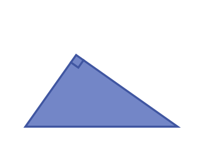 Right-angled scalene triangle