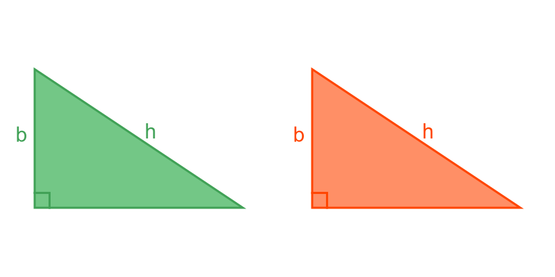 RHS congruent triangles