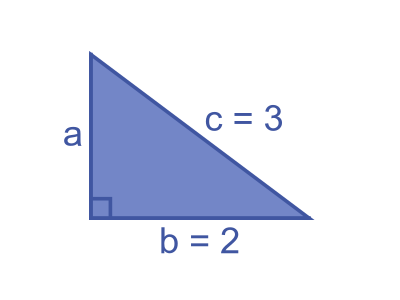 Pythagoras triangle example