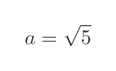 Pythagoras formula