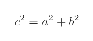 Pythagoras formula