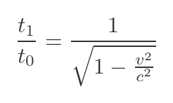 Time dilation