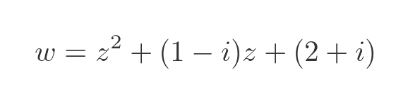 Non-real coefficients