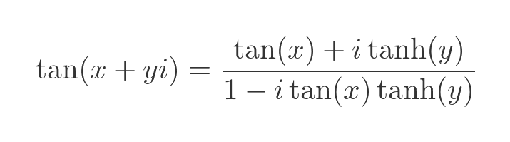 Complex cosine