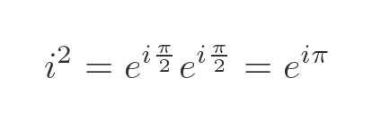 Integer powers of i