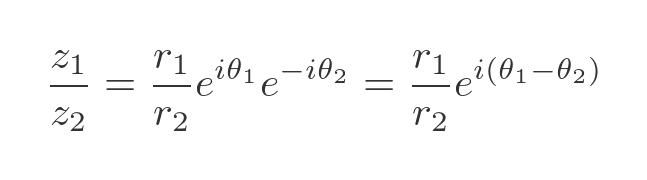 Complex division