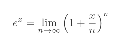 Definition of the exponential function