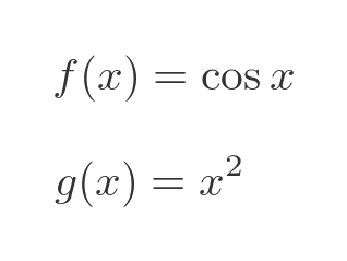 cos of x squared