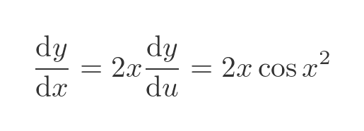 sin u derivative