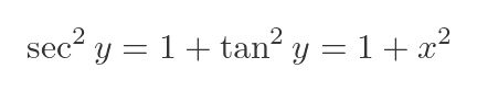 Inverse tangent function