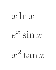 Product rule examples