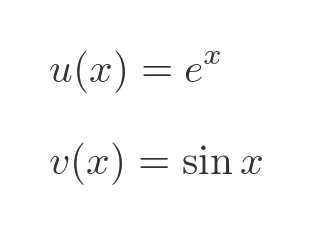 Example of product rule