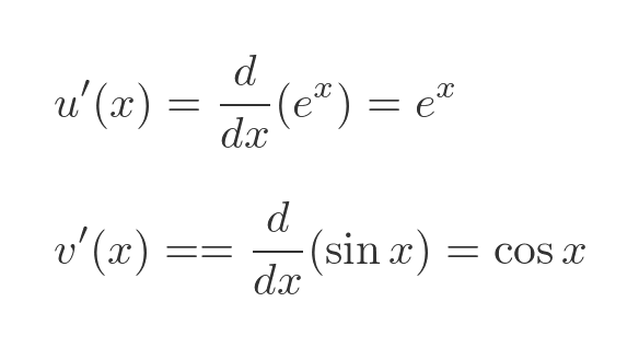 Example of product rule