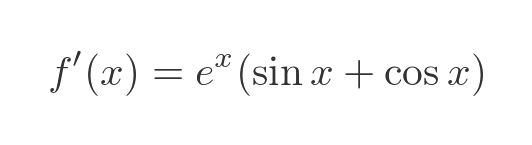 Example of product rule