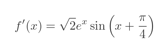 Example of product rule