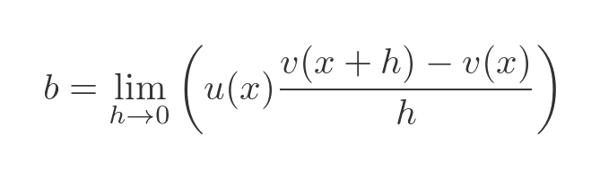 Proof of product rule