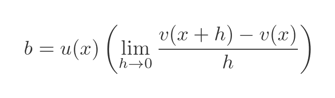 Proof of product rule