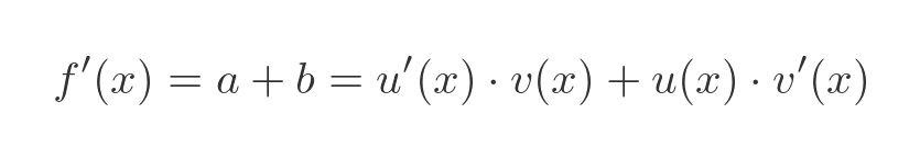 Proof of product rule