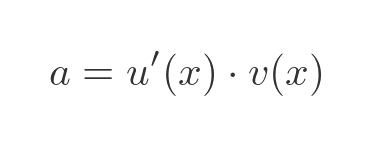 Proof of product rule