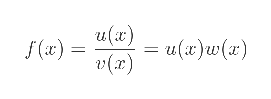 Quotient rule proof