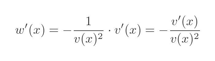 Quotient rule proof