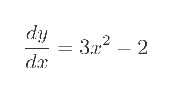 First derivative