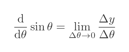 Sine derivative