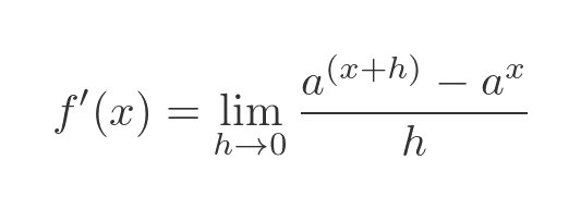 Differentiation a to power x