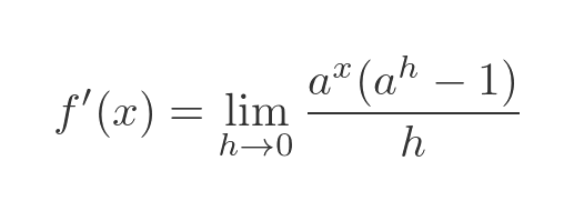 Differentiation a to power x