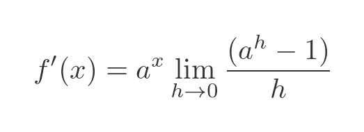 Differentiation a to power x