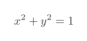 Circle formula