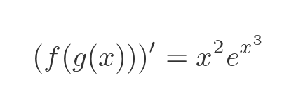 Exponential derivative